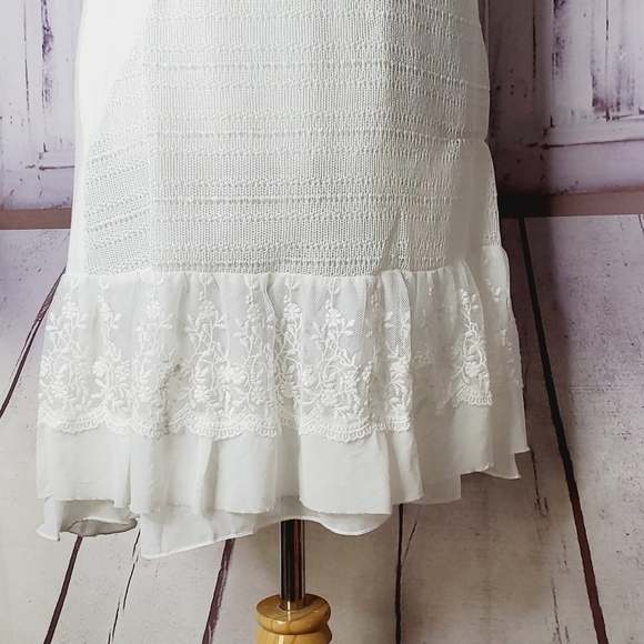 MONORENO‎ SIZE M WHITE IVORY BEACH LACE… - Picture 12 of 16
